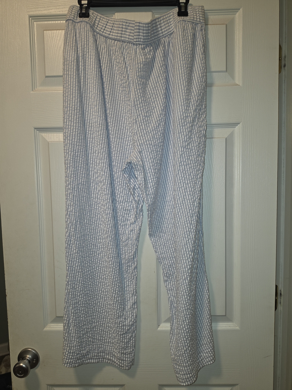 C&C California Blue and White Striped Pants - Picture 2 of 7